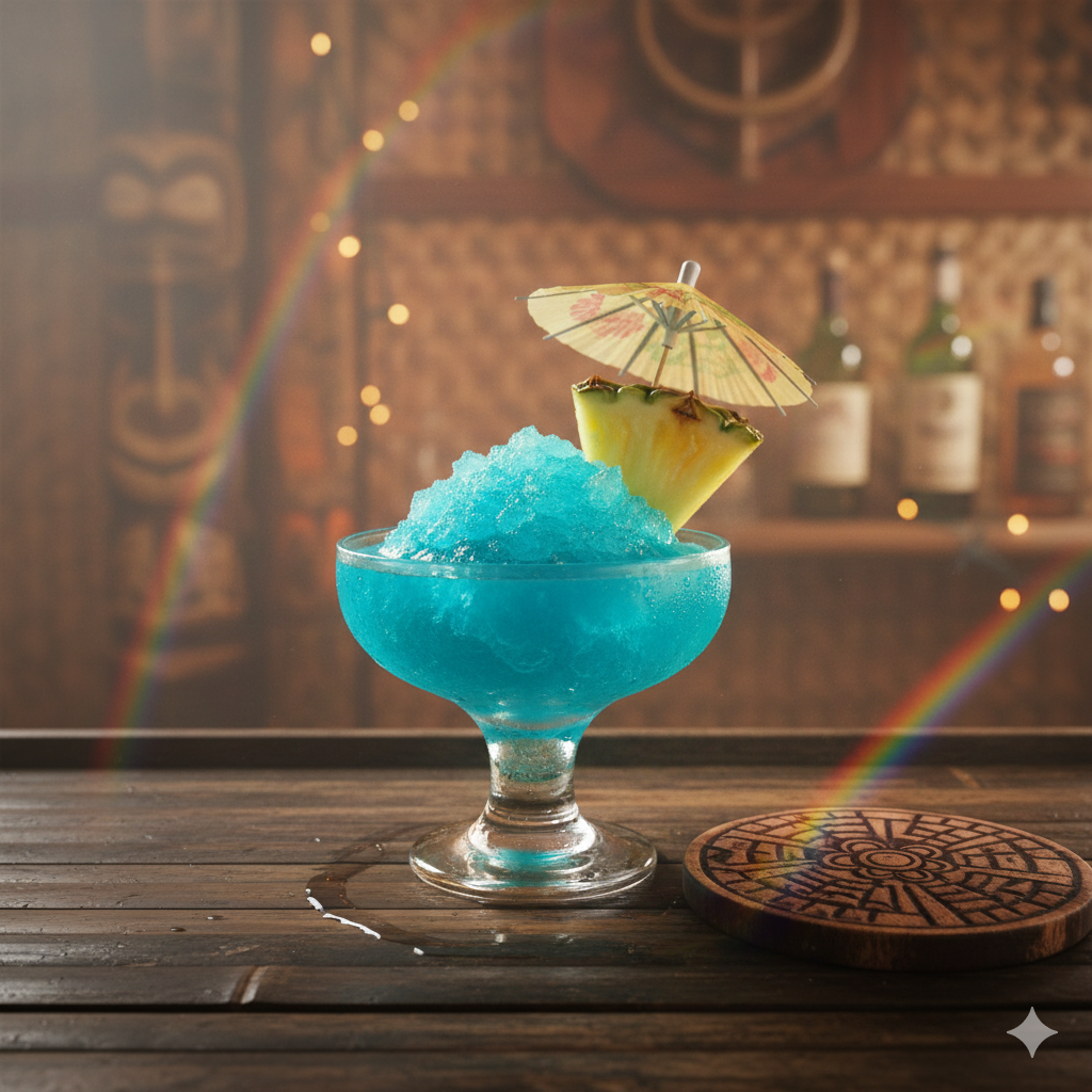Blue Hawaii cocktail